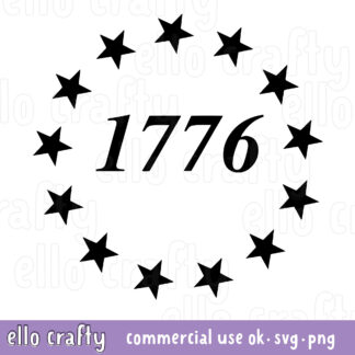 Free 1776 SVG