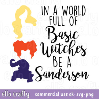 Free Basic Witches SVG