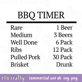 Free BBQ Timer SVG