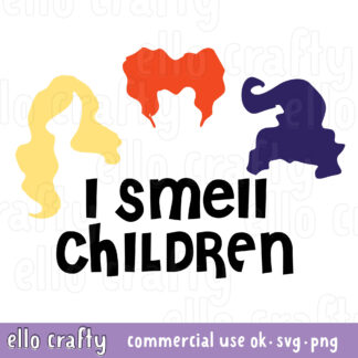 Free I Smell Children SVG