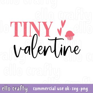 Tiny Valentine SVG free