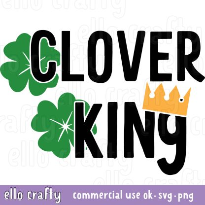 Clover King SVG free