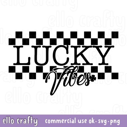 Lucky Vibes SVG free