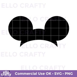 FREE Mickey Mouse Ears SVG