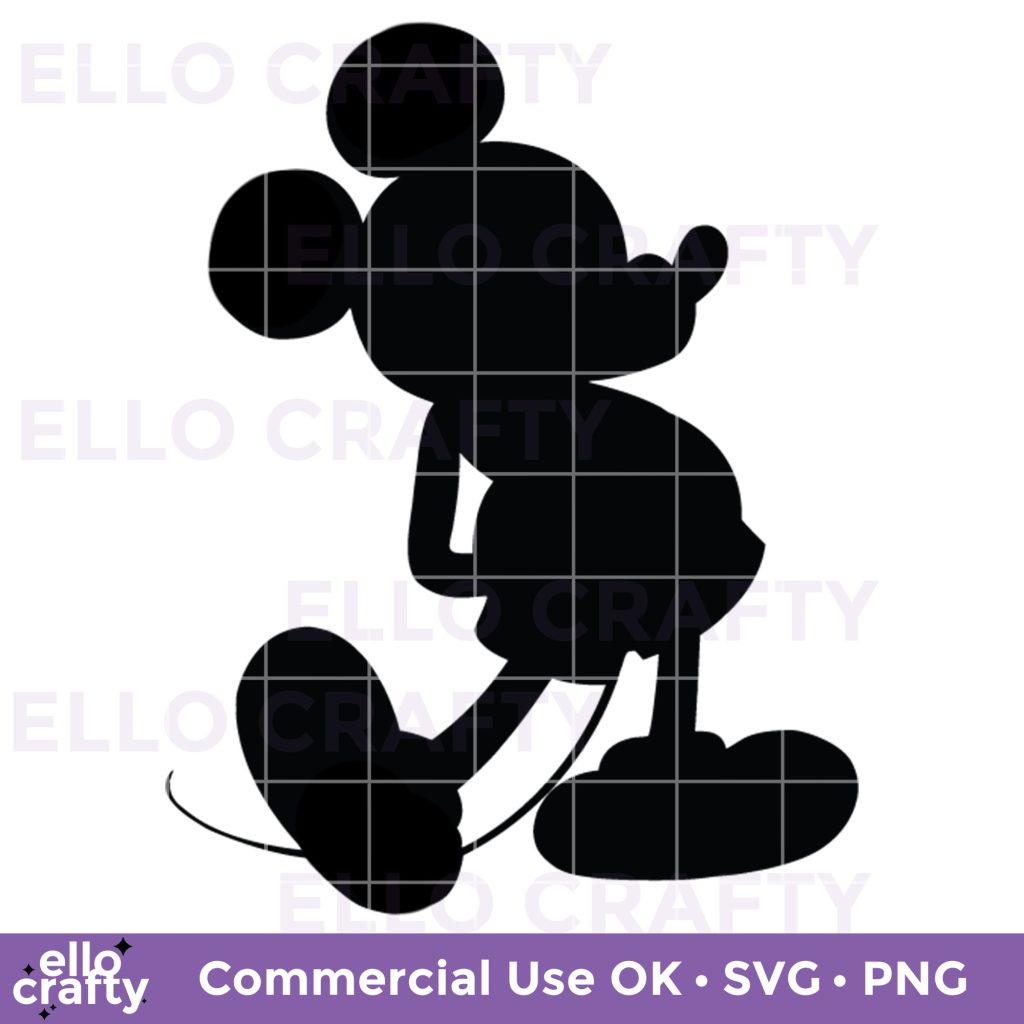 FREE Mickey Mouse body SVG