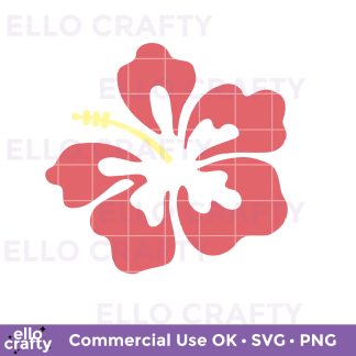 hibiscus flower svg