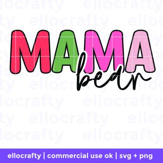 Mama Bear SVG Free FIle