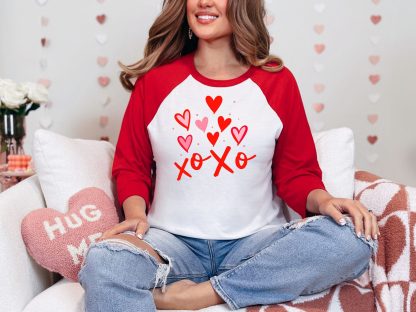 XOXO with hearts SVG