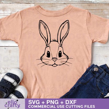 Bunny Head SVG free file