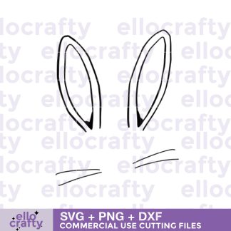 Bunny Ears SVG free file