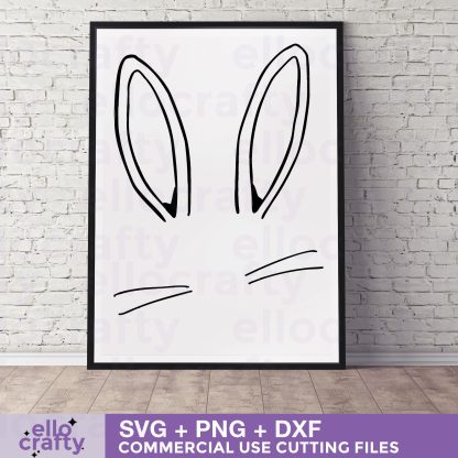 FREE Bunny Ears SVG - Image 2