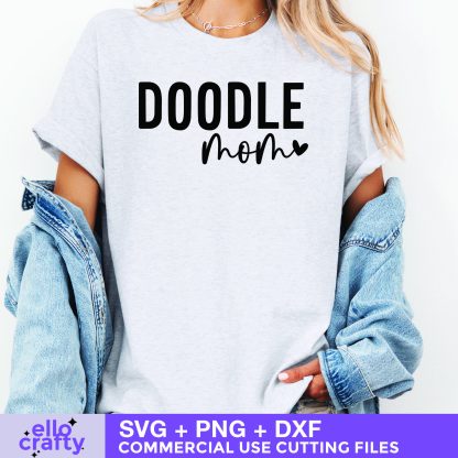 FREE Doodle Mom SVG - Image 2