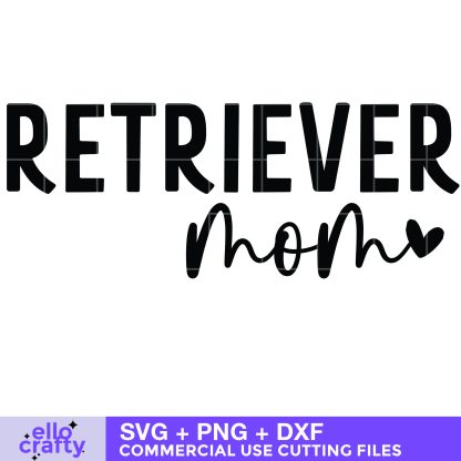 retriever mom free svg