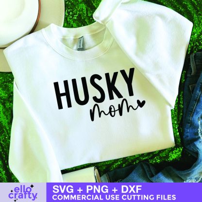 Free Husky Mom SVG - Image 4